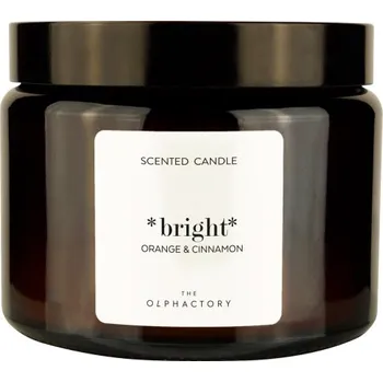 Svíčka The Olphactory Scented Candle Glass Bright Orange & Cinn to 360g vonná svíčka 360 g