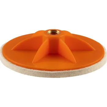 Lešticí kotouč leštící kot. filc 75x10mm M14 - Leštící kotouč filcový se závitem M14