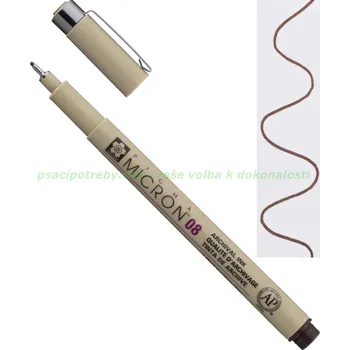 sakura xsdk08117 Technické pero Pigma Micron 08/0.5 mm - Sépie