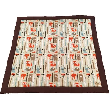 Přebalovací podložka Hrací deka Monkey Mum® - Zvířátka v lese