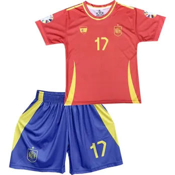 Numberoplus Dětský fotbalový dres Komplet Španělsko - Williams JR17 (Euro 2024) Velikost: 7-let.(vel.116)