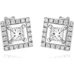 Zlatnictví U Kostela Diamantové náušnice z bílého zlata 38715 960592287