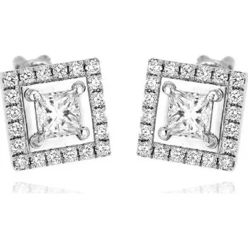 Náušnice Zlatnictví U Kostela Diamantové náušnice z bílého zlata 38715 960592287