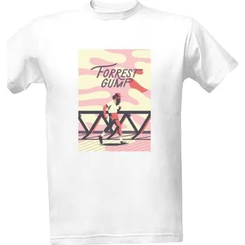 T-shock Tričko s potiskem Forrest Gump 80s film Tom Hanks pánské