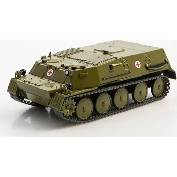 autíčko Avtoistoria GT-MU Pásový transportér 1:43 khaki