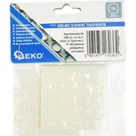 Silikonové dorazy/podložky na nábytek transparentní kulaté, 8mm, 50ks, Geko G29820