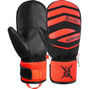 Rukavice Reusch Worldcup Warrior Prime R-TEX XT Junior Mitten - black / fluo red Velikost: 6.5