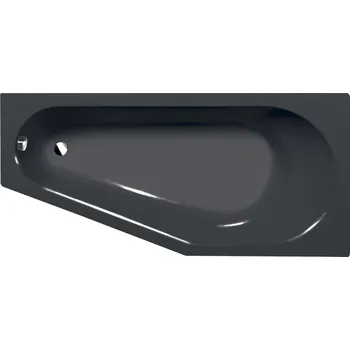 Tigra R asymetrická vana 170x80x46 cm, šedá 90611.30