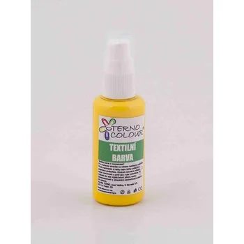 Speciální výtvarná barva Barva na textil ve spreji 50ml černá