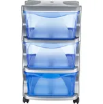 BAMA Regál INSIEME 3, modrý BAMA