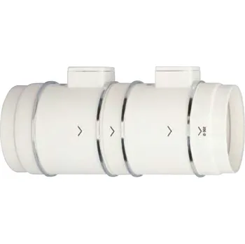 Kouřovod Soler&Palau (Španělsko) S&P TDx2 Průměr [mm]: Ø 250, Průtok vzduchu [m3/h]: 1 320 / 980 Ø 125 / Ø 160 / Ø 200 / Ø 250