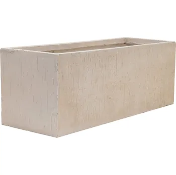 Květináč Baq Raindrop Rectangle Beige V 23 cm / D 70 cm