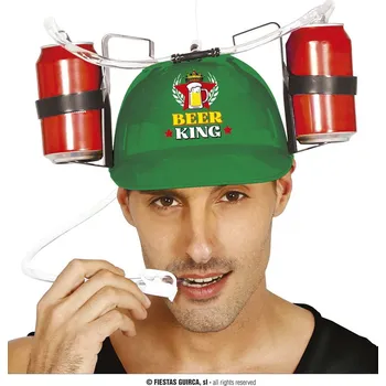 Karnevalový doplněk GuircaPivní helma - Beer king