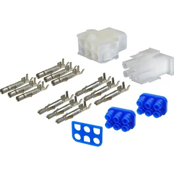 Elektrický konektor Sestava konektorů Mate-N-Lok 6 kontaktů