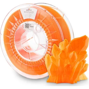 Filament Filament Spectrum PLA Premium Crystal Neonově Oranžová [1,75mm, 1kg]