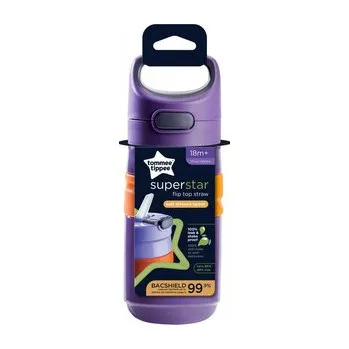 Kojenecká láhev TOMMEE TIPPEE FLIPTOP Bidon sport 18m+ fioletowy
