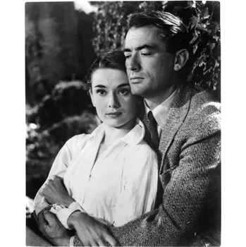 Plakát Plakát, Obraz - Audrey Hepburn And Gregory Peck In 'Roman Holiday'