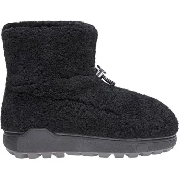 Dámská zimní obuv Dámské sněhule Chamonix S 13 v černé barvě s hroty a kožíškem 39