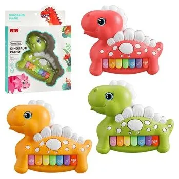 Hudební nástroj pro děti Pianinko dinozaur MIx