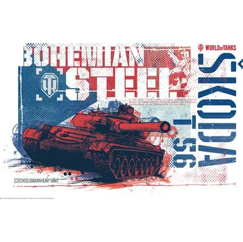 Plakát Plakát, Obraz - World of Tanks - Bohemian Steel