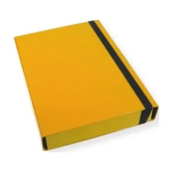 Teczka A4 skrzydłowa 5cm żółta