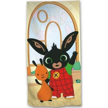 Sprchový závěs JERRY FABRICS Osuška Králíček Bing Hoppity Bavlna - Froté, 70/140 cm