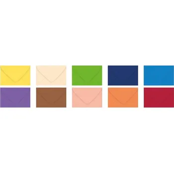 Obálka Dopisní obálka barevná 120g mini 70x105mm - mix barev