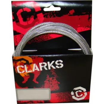 Brzda na kolo Clarks CLARK'S PRE LUBE CARBON Mtb Brake Set stříbrné karbonové brnění