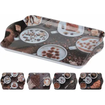 Podnos servírovací 8x14 cm mix dekorů melamin