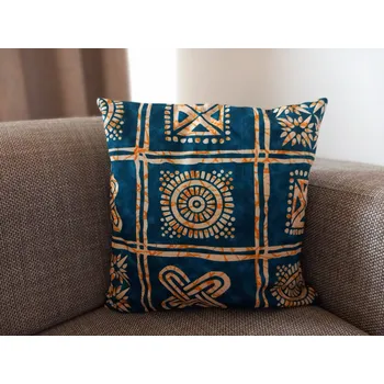 Povlak na dekorativní polštářek Povlak na polštářek modrá laguna