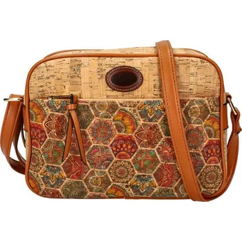 Crossbody dámská kabelka v korkovém designu A2132 typ 13