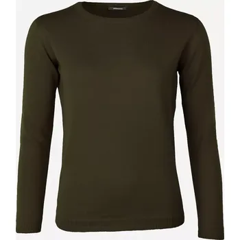 Dámský svetr Dámský vlněný svetr Merino Zelená XXL