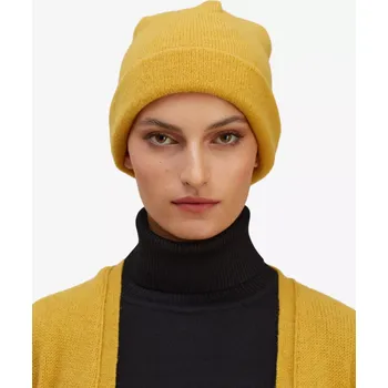 Čepice Dámská čepice Lambswool Žlutá Univerzální
