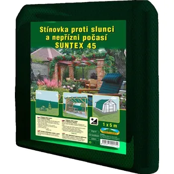 Mulčovací textilie NOHEL GARDEN Stínovka PE 1x5m, 45%, s oky, zelená