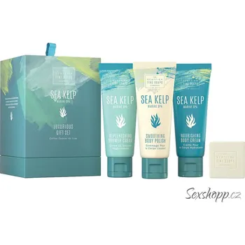 Sprchový gel Kosmetická sada Scottish Fine Soaps Sea Kelp Marine Spa, 4 ks