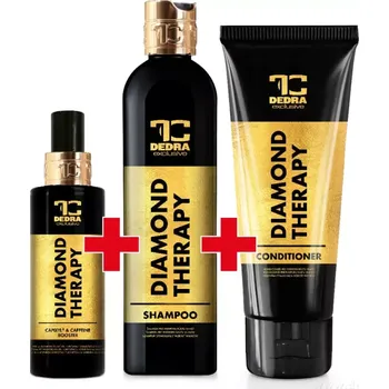 Přípravek proti padání vlasů DEDRA Sada komplexní péče pro podporu růstu vlasů DIAMOND THERAPY, 2+1 ZDARMA