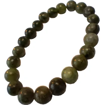 Náramek EX Herbis AHDL Náramek kuličky Jadeit 8 mm EXJAD8