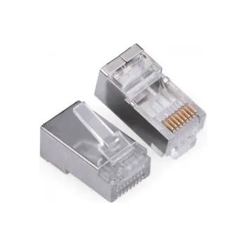 Konektor Konektor RJ45 - UTP CAT5 CAT5E 8P8C - univerzální kovový