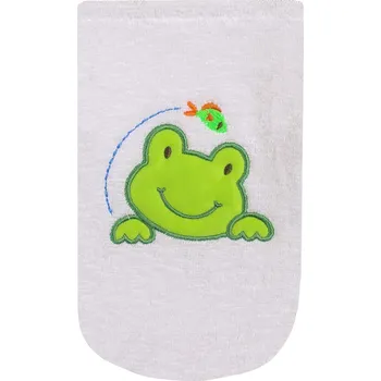 BO Froté mycí žínka Žabka - bílá