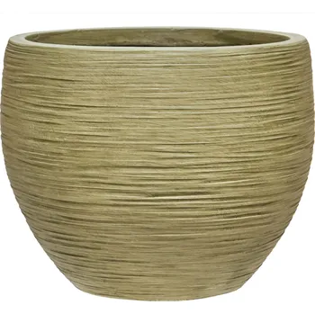 Květináč Baq Dune Globe Green Ø 50 cm / V 38 cm