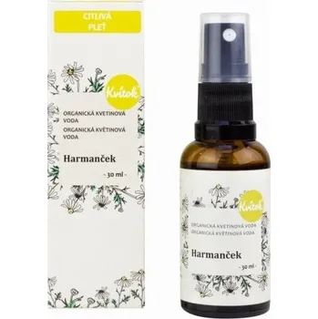 Květová voda heřmánek s rozprašovačem BIO Kvitok - 30 ml + záruka na vrácení do 100 dnů