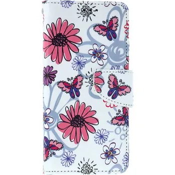 Pouzdro na mobilní telefon Pouzdro Xiaomi Redmi Note 13 knížkové Flowers (kryt neboli obal na Xiaomi Redmi Note 13)