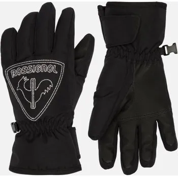 Rukavice Dětské rukavice ROSSIGNOL JR ROOSTER G Black RLMYG09-200 25/26 velikost 8 let