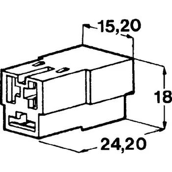 Auto elektroinstalace IMP Kryt 3ks dutinky 6,3 mm