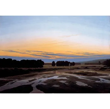 Plakát Plakát, Obraz - La grande reserve pres de Dresde, Allemagne, Friedrich, Caspar David