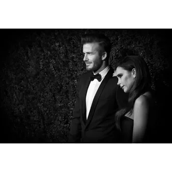 Plakát Plakát, Obraz - David Beckham and Victoria