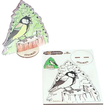 omalovánky Vymalovánky - Sýkora