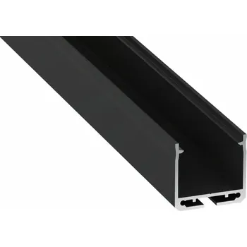 Příslušenství pro LED osvětlení Hliníkový LED profil DILEDA, černý, 2m