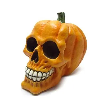 Dekorace - Lebka a dýně