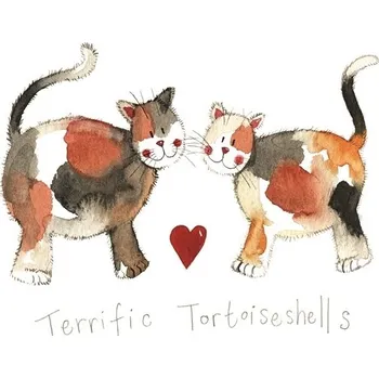 Sada nádobí Korkové prostírání se dvěma kočkami - 1 ks nebo sada 4 ks - design Alex Clark Barva: 1 ks